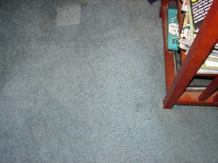 Same spot after cleaning