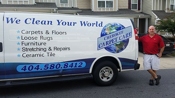 Cherokee Carpet Care service van